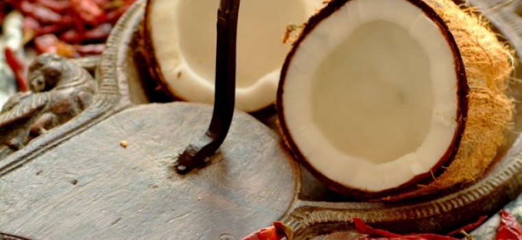 Obřad nákupu kokosu